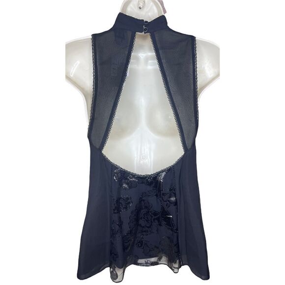 Haute Hppie Black Silk Halter Blouse Size XS NWT - Picture 3 of 6